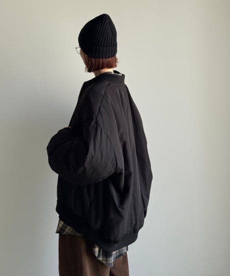 〈atelier〉wide zip down blouson