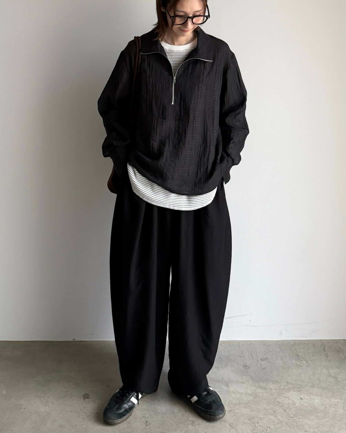 わたるさん専用 わたるさん専用 half zip gauze shirt | ARULLE