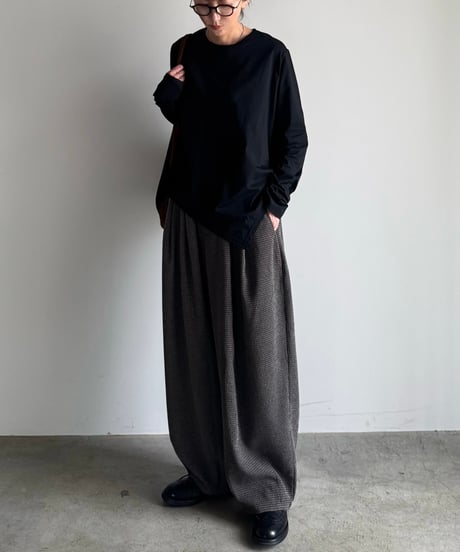 deformation long t-shirt