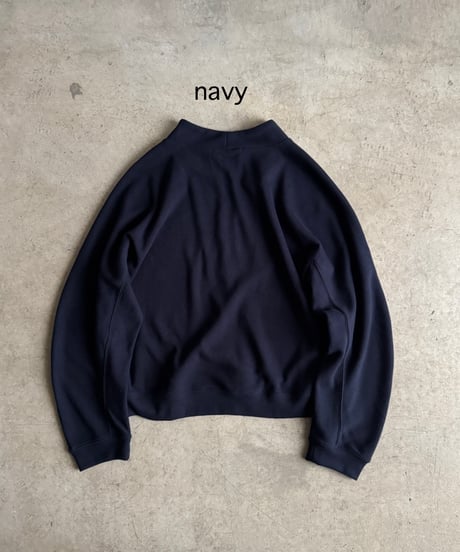 half zip casual sweat (set up対応)