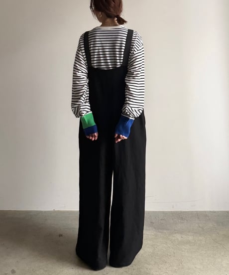 two tuck zip salopette