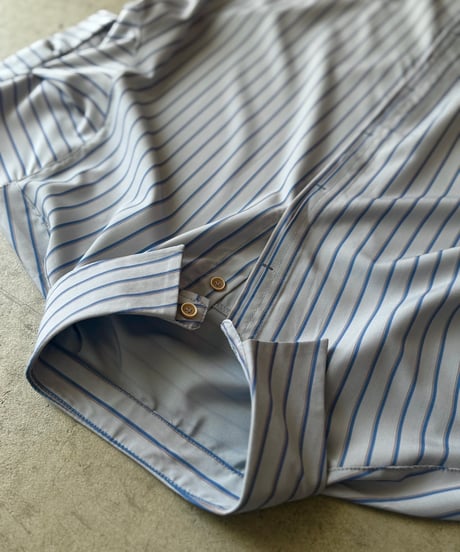 french blue striped shirt