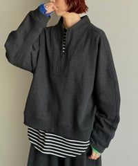 half zip casual sweat (set up対応)