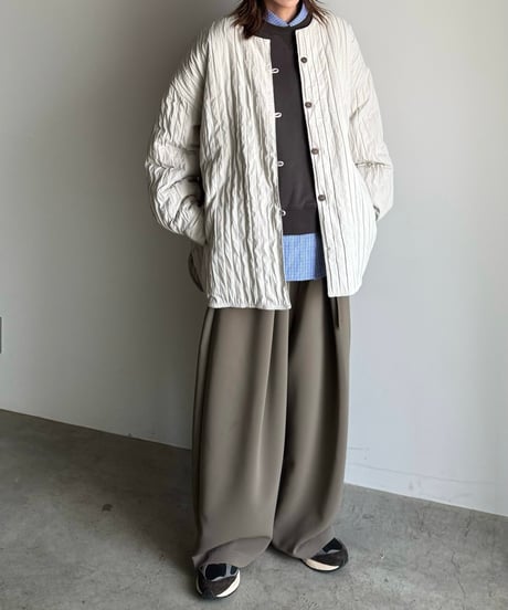 vertical line quilt jacket