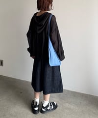 denim gaucho pants