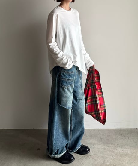 deformation long t-shirt