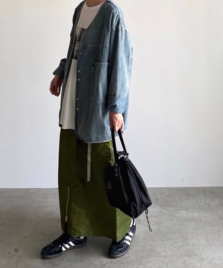 v-collar denim jacket【予約商品】