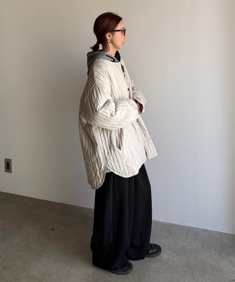 vertical line quilt jacket