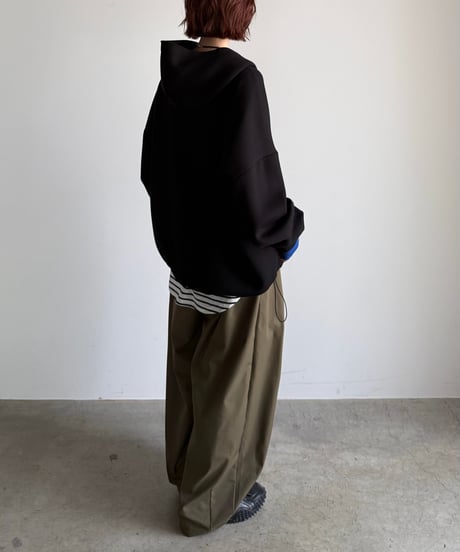 front buckle belt pants