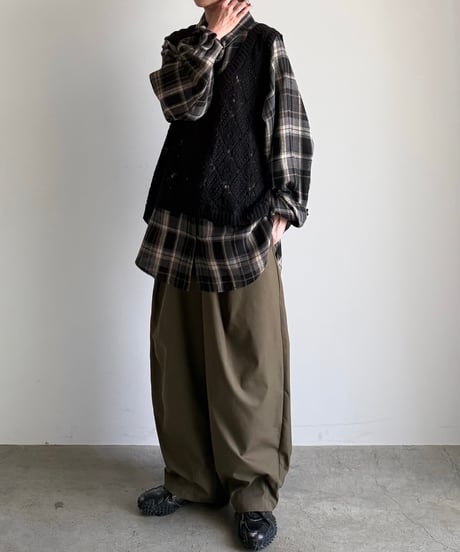 front buckle belt pants