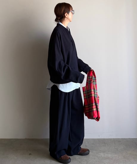half zip casual sweat (set up対応)