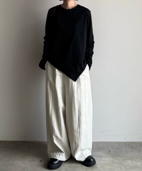 deformation long t-shirt