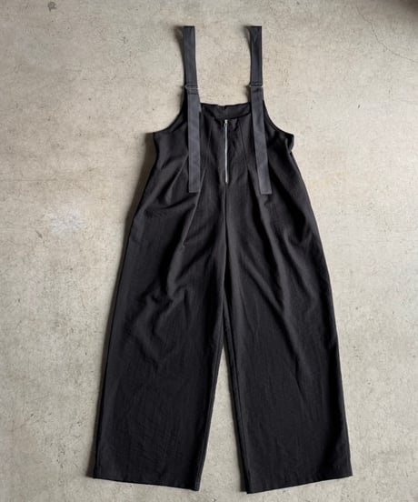 two tuck zip salopette