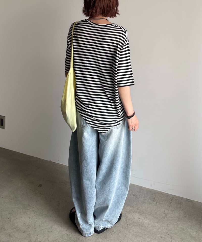 drawst damage denim | ARULLE