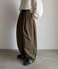 front buckle belt pants【一部予約】