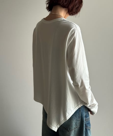deformation long t-shirt