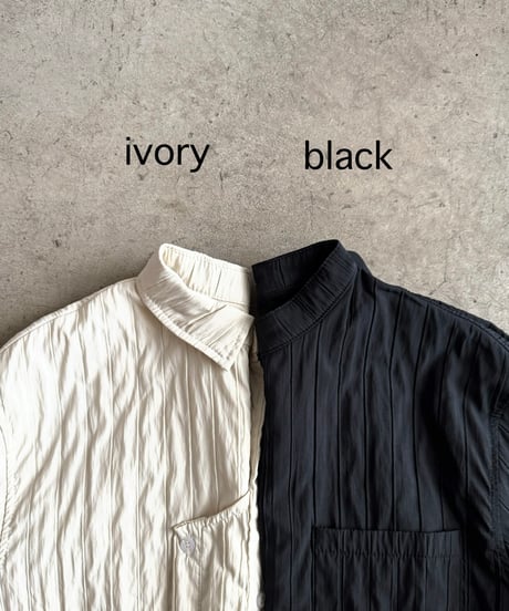 vertical line quilt shirt