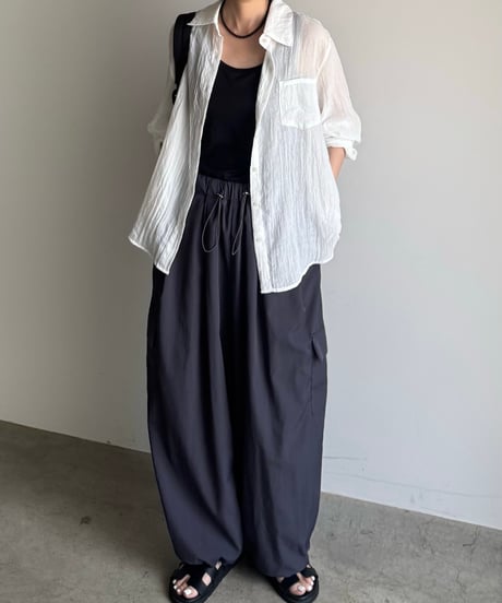 tiny black beads necklace【予約商品】