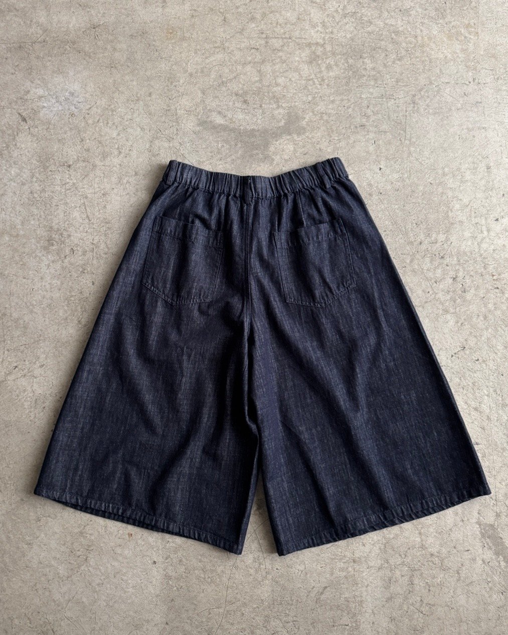 denim gaucho pants | ARULLE