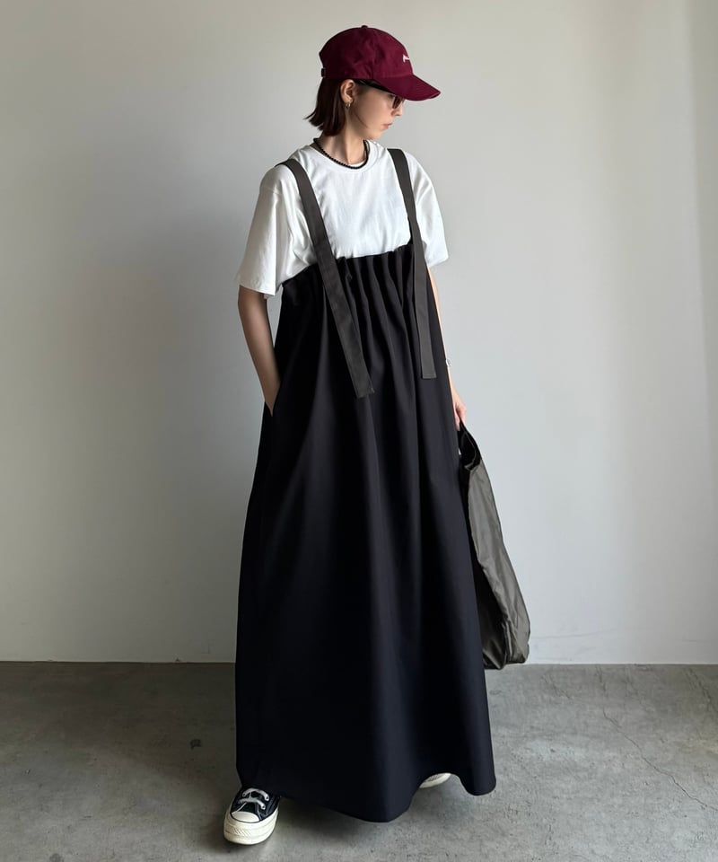 tuck pleats one piece | ARULLE
