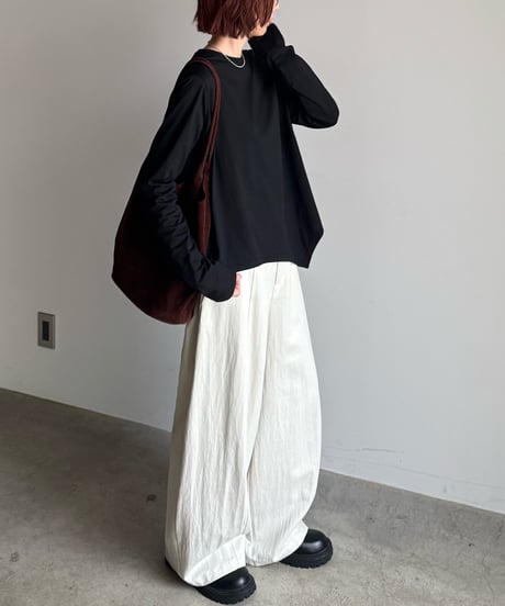 deformation long t-shirt