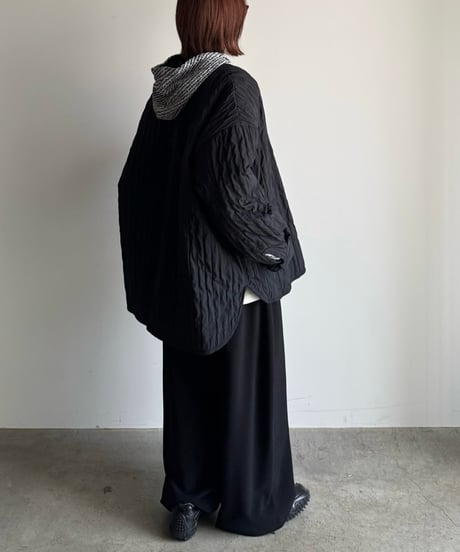 vertical line quilt jacket