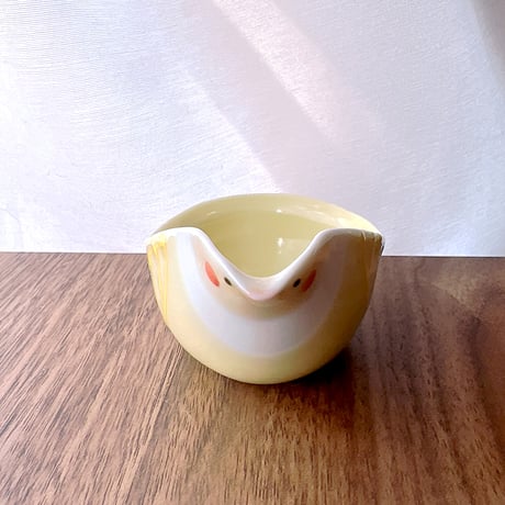 【波佐見焼】西海陶器　tori トレー イエロー　小鉢/小皿/豆皿/ディップカップ