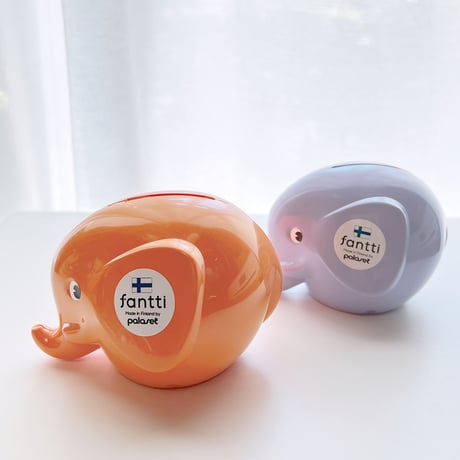 PALASET/ パラセット　エレファントバンクS 　ゾウ貯金箱  オレンジ