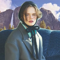 Kid Mohair Bonnet (GRAY)