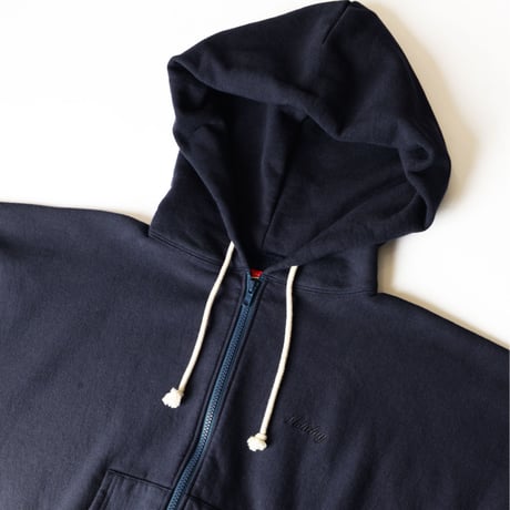 ULTRA HEAVY SWEAT ZIP-UP HOODIE (NAVY)