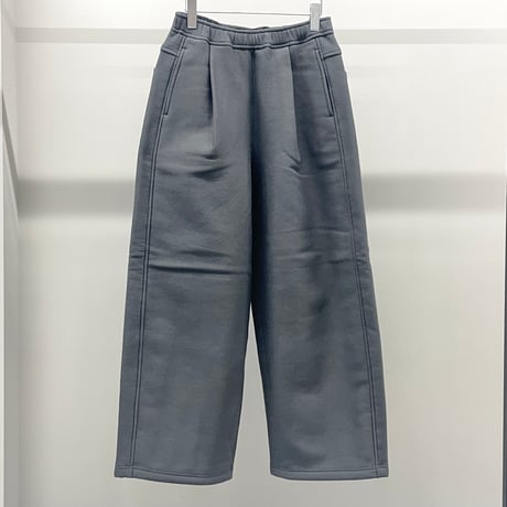 Athletic Fleece Tucked Wide Pants (GRAY)