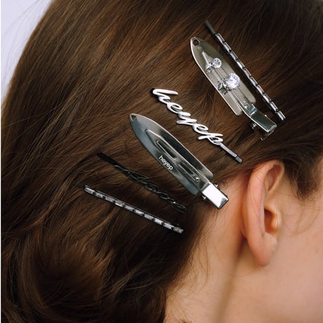 Flat Hair Clips - 2 Piece Set