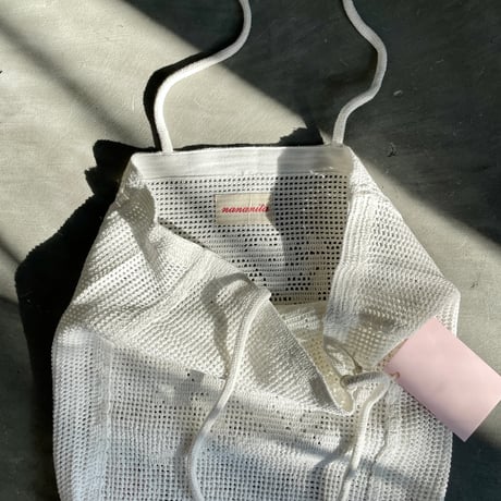 ROSE CROCHET BAG (DOVE / WHT)