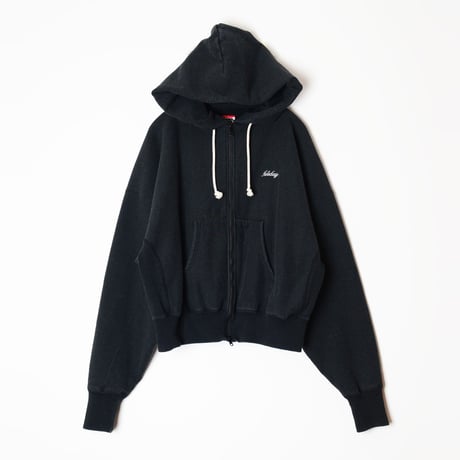 ULTRA HEAVY SWEAT ZIP-UP HOODIE (BLK)