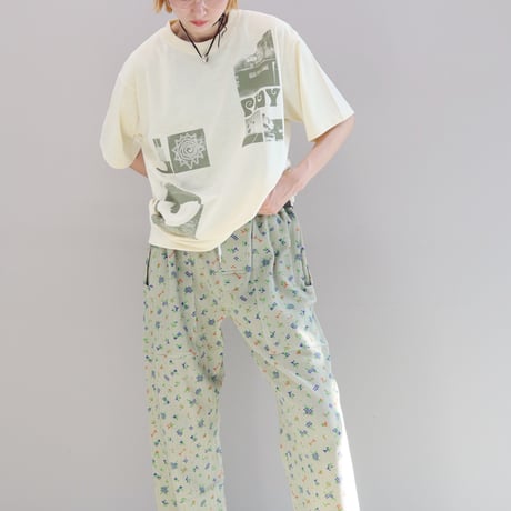 Recycled Polyester Photo S/S Tee (IVORY)