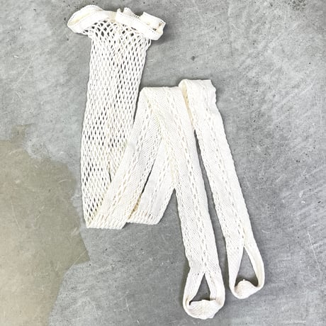 STRETCH LACE TIGHTS (IVORY)