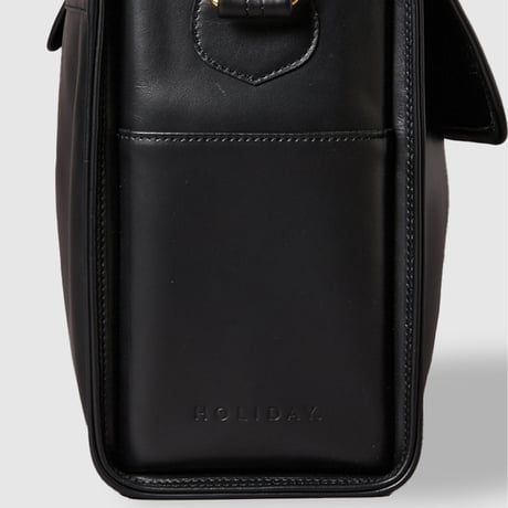 LEATHER FLAP BAG L