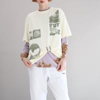 Recycled Polyester Photo S/S Tee (IVORY)