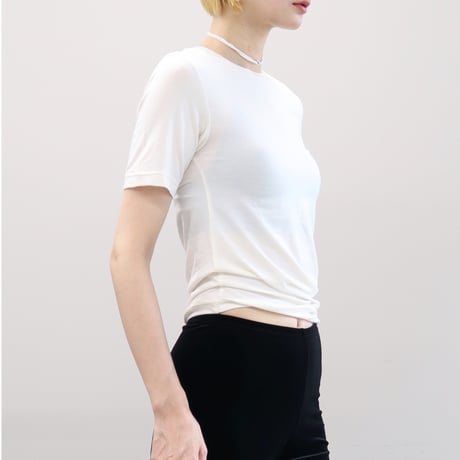 Eucalyptus Jersey Distorted S/S Tee (Off)