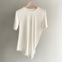 Eucalyptus Jersey Distorted S/S Tee (Off)