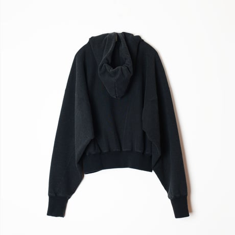 ULTRA HEAVY SWEAT ZIP-UP HOODIE (BLK)