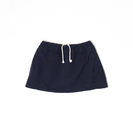 ULTRA HEAVY SWEAT TUCK MINI SKIRT (NAVY)