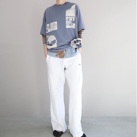 Recycled Polyester Photo S/S Tee (BLUE)