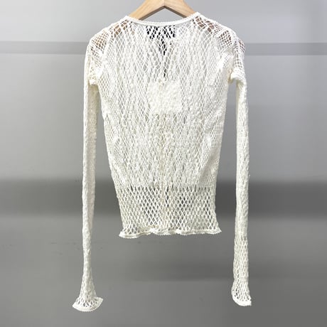 STRETCH LACE CARDIGAN (IVORY)