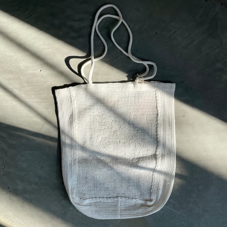 ROSE CROCHET BAG (DOVE / WHT)