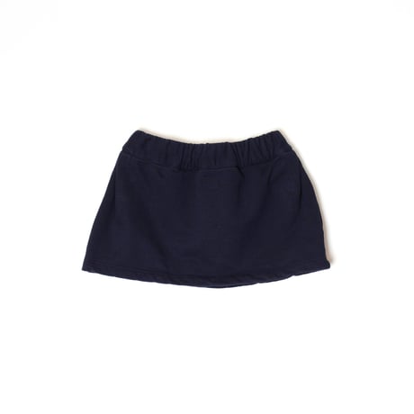 ULTRA HEAVY SWEAT TUCK MINI SKIRT (NAVY)