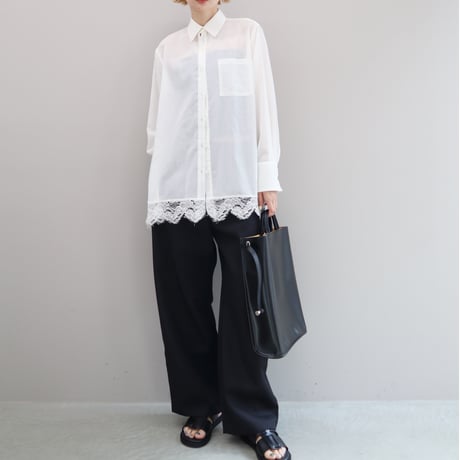 2Way Lace Glitch Shirt
