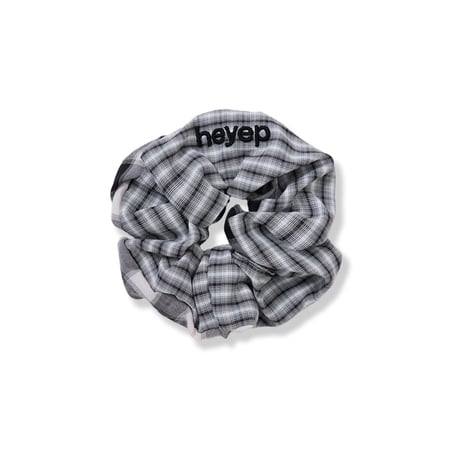 Dual Check Scrunchie