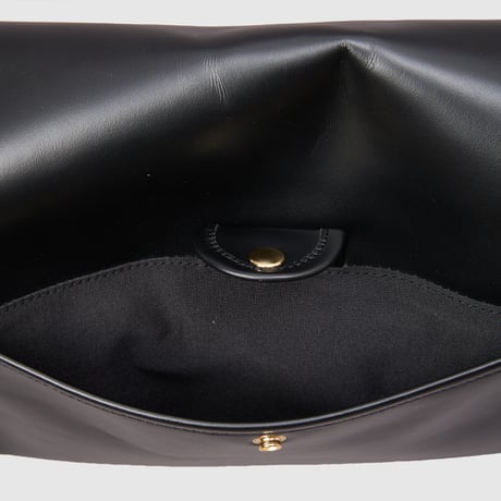 LEATHER FLAP BAG M