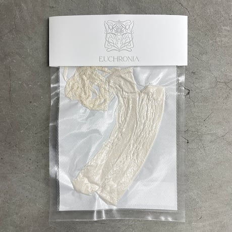 STRETCH LACE BALLET SOCKS (IVORY)